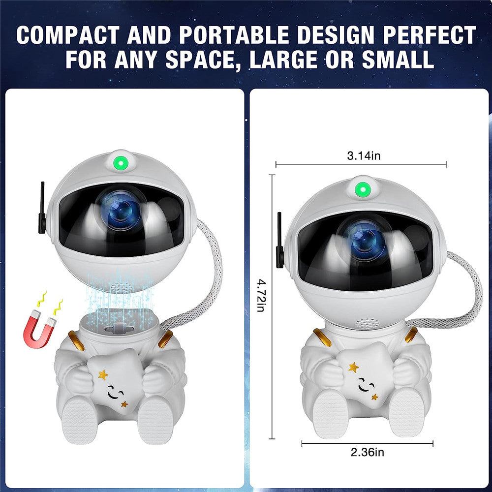 Proyector de galaxias y estrellas Tipo "Astronauta" Color Blanco