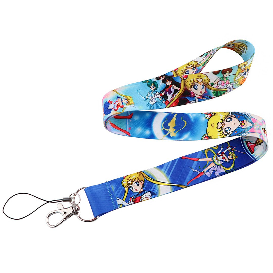 Lanyard Sailor Moon (Azul) con Porta ID 🌙