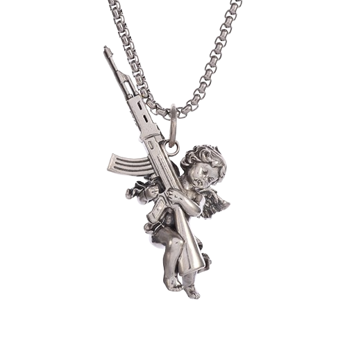Collar Angel Con Rifle Ak47